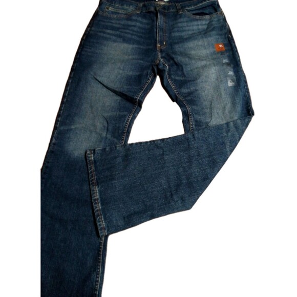Men's True Craft Denim Jeans Boot Cut Size 36 X 32 New With Tag - Picture 1 of 16